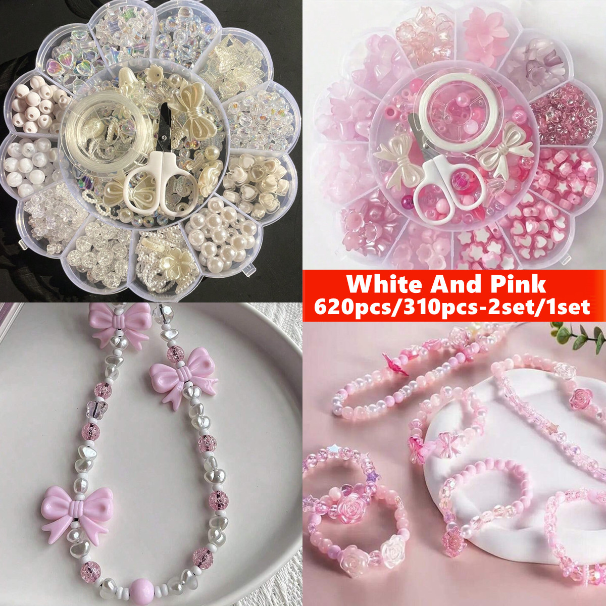 Wedding Packaging - 2 Sets/1 Set de Cuentas Sueltas