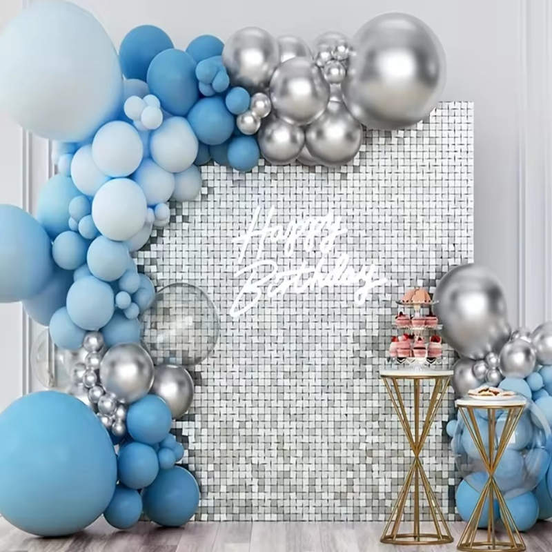 1/2/6/10 Uds plateado/dorado/n - Wedding Backdrop Curtain reseña y precio