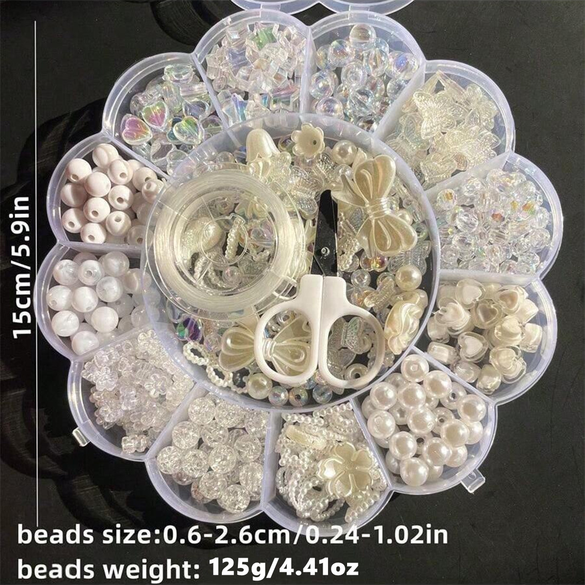 2 Sets/1 Set de Cuentas Suelta - Wedding Packaging reseña y precio