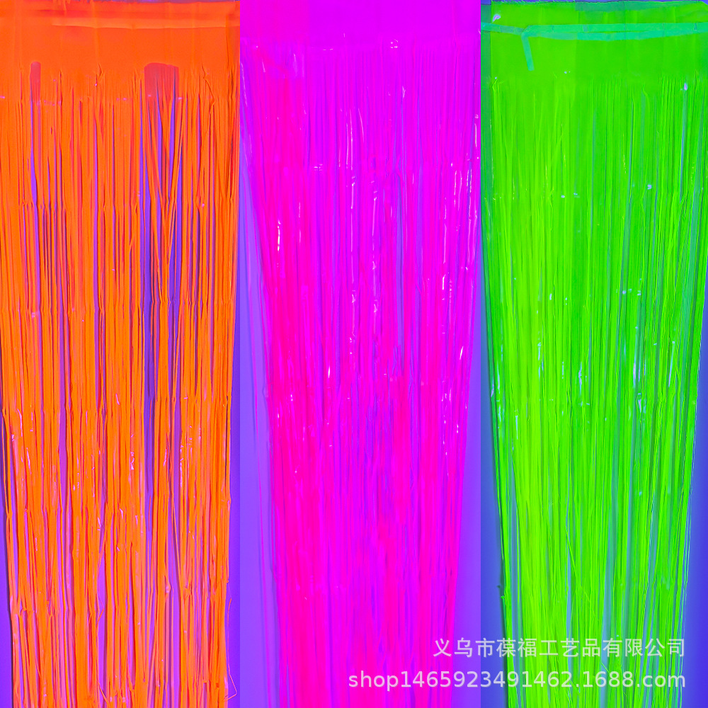 Cortina con flecos multicolor  - Wedding Backdrop Curtain reseña y precio