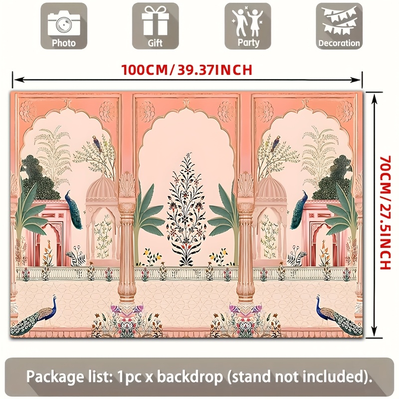 Telón de Fondo Decorativo con  - Wedding Backdrop Curtain reseña y precio