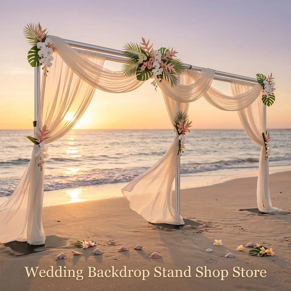 Soporte de Fondo de Boda Ajust - Wedding Backdrop Curtain reseña y precio