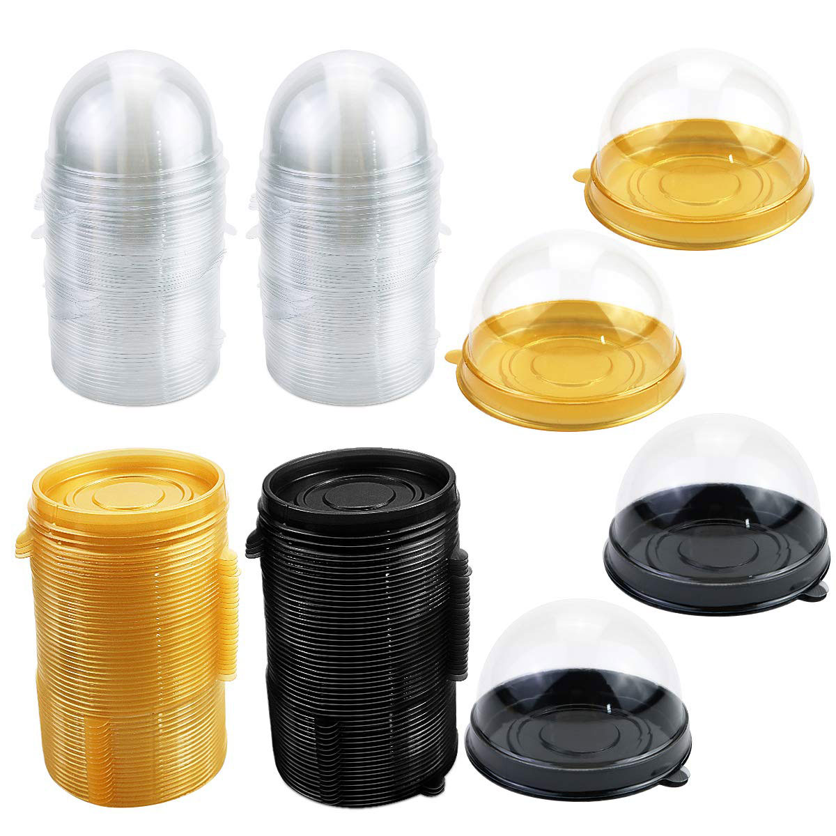 Caja transparente para postres - Wedding Packaging reseña y precio