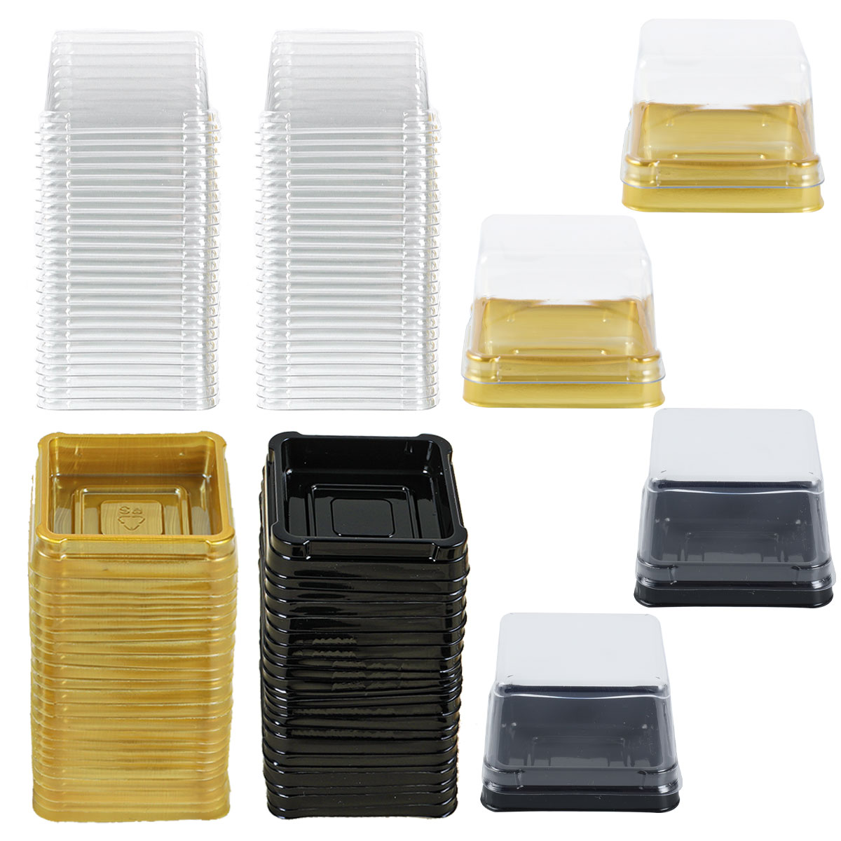 Caja transparente para postres - Wedding Packaging reseña y precio