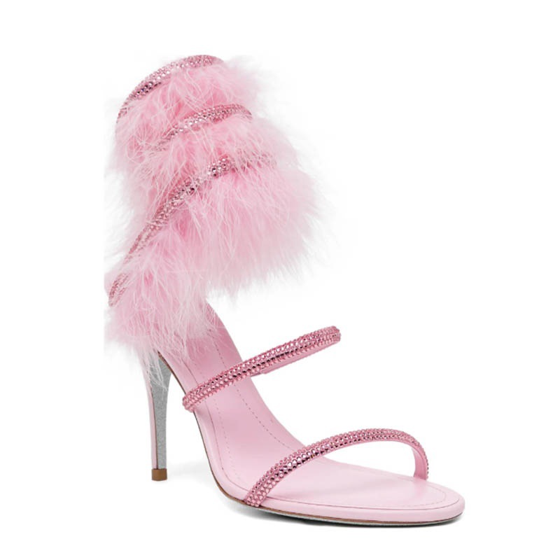 Sandalias de tacón alto con cr - Wedding Super reseña y precio