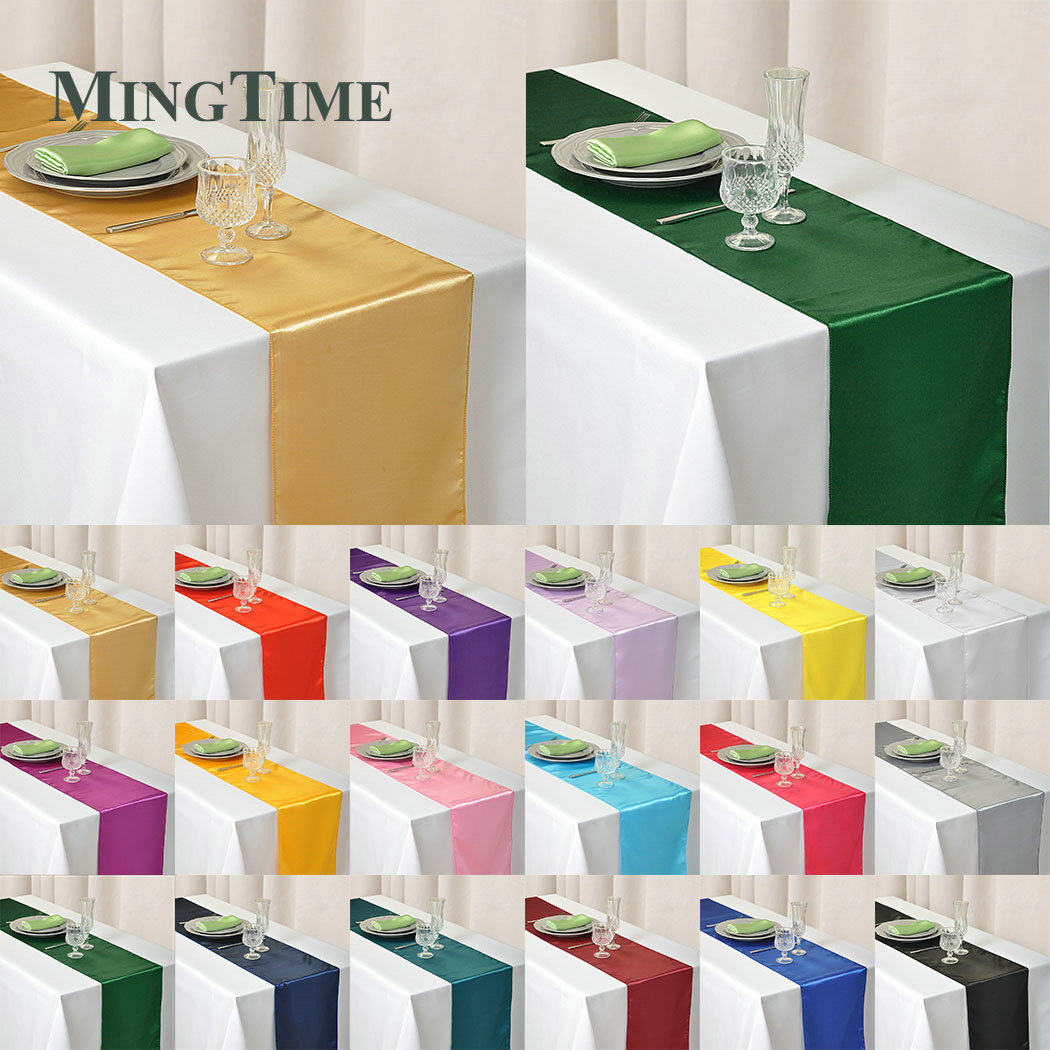 Camino de mesa de satén 30 cm  - Table Runner Sequin reseña y precio